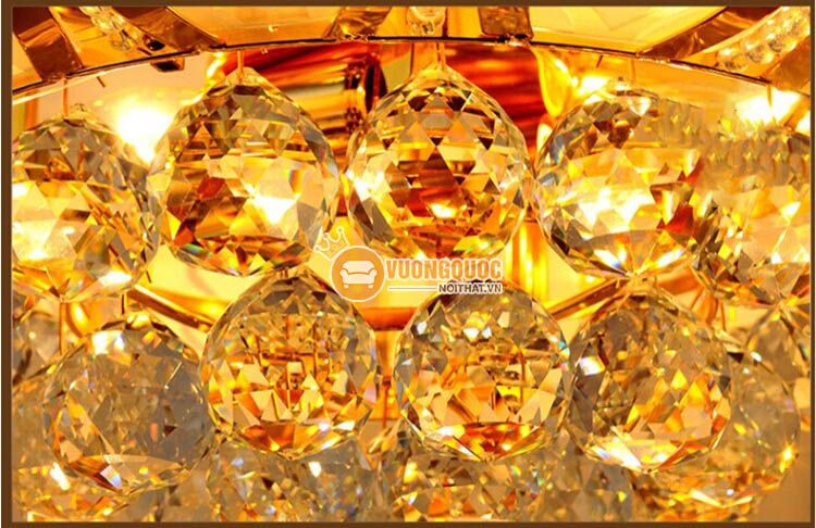 Đèn chùm thủy tinh hoa sen CM164-12